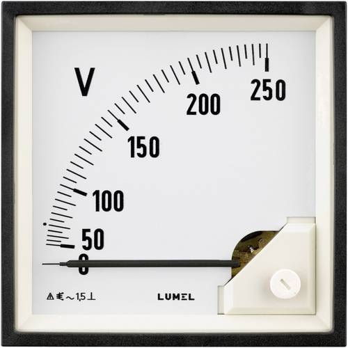 Lumel EA19 250V EA19 250V Einbaumessgerät 96 x 96mm 250 V/AC Dreheisen