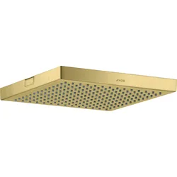 hansgrohe AXOR ShowerSolutions Kopfbrause 240/240 1-jet, Decke-Aufputz, 10924950, Farbe: Brushed Brass