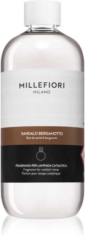 Millefiori Sandalo Bergamotto recharge pour lampe catalytique 500 ml