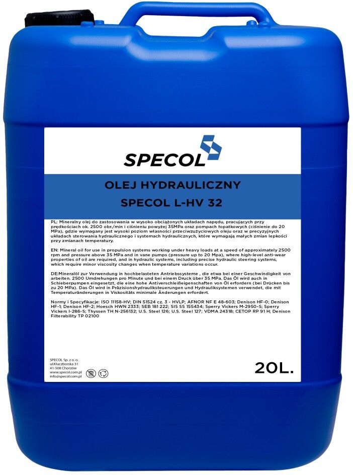 SPECOL 102575 Hydrauliköl