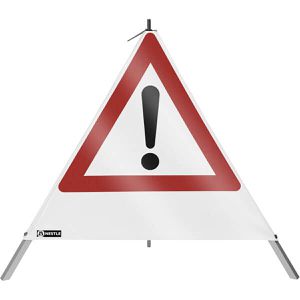 SafetyMarking Faltsignal Gefahrenstelle VZ101, tagesleuchtend, Schenkellänge 70 cm