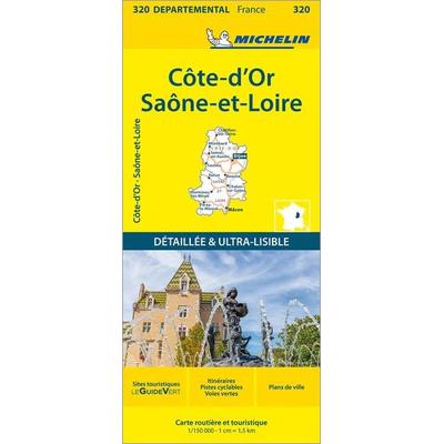 Michelin Burgund Ost, Karte von , Michelin, 978-2-06-720222-1