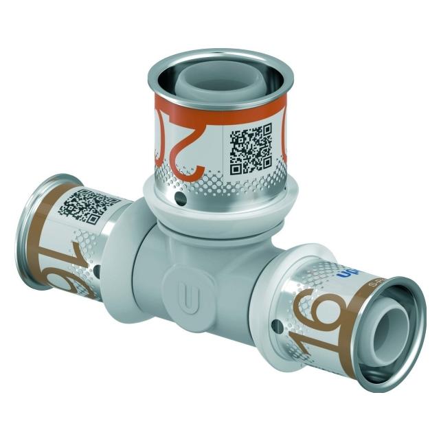 Uponor S-Press PLUS prestee PPSU 16 x 20 x 16 mm (T-Verbindung) (1039948)