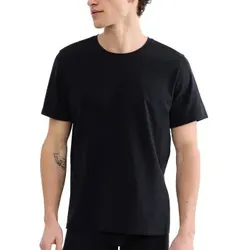 Sloggi SLG Base O-Neck Schwarz Baumwolle Large Herren