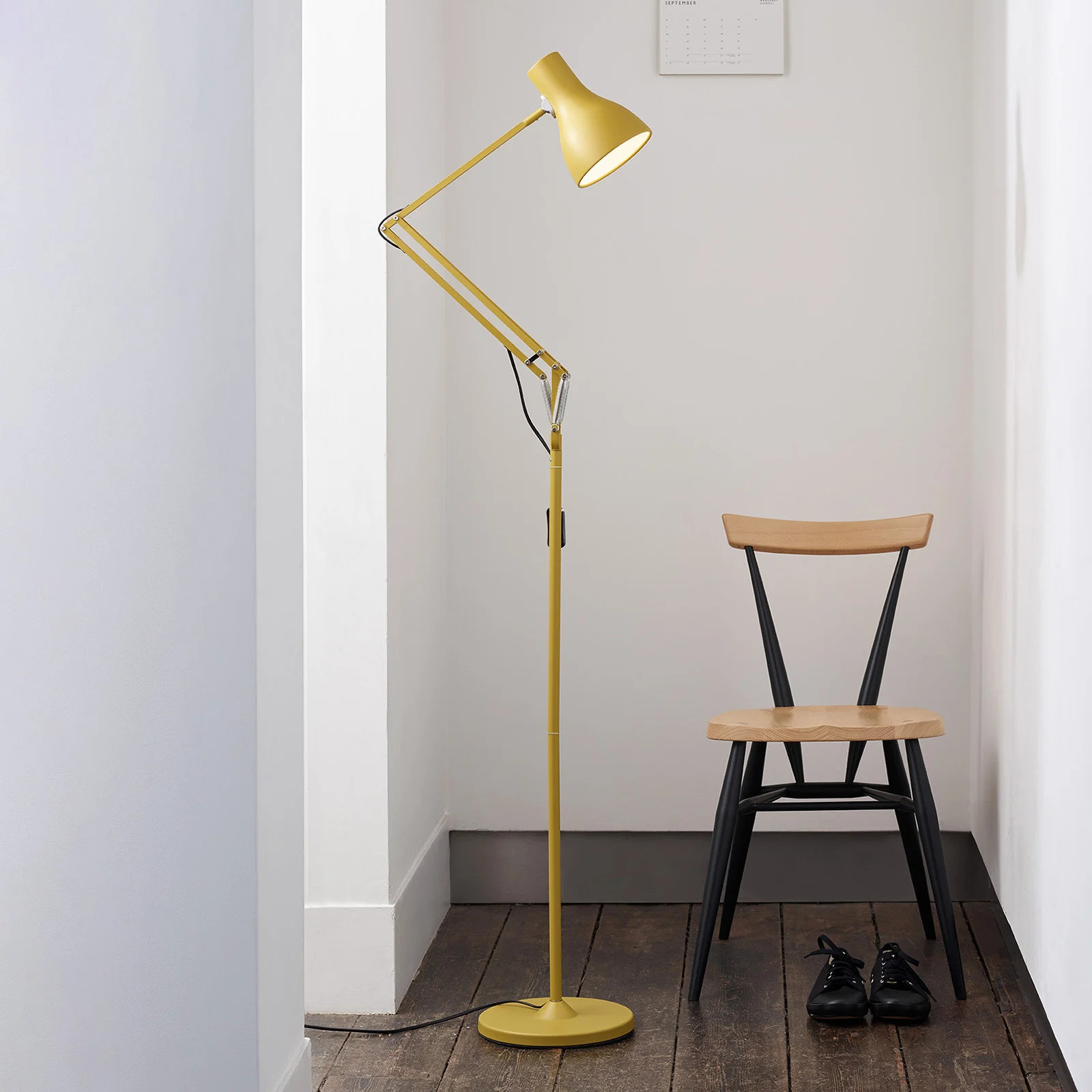 Anglepoise Type 75 Margaret Howell LED vloerlamp - Geel - Industrieel metaal