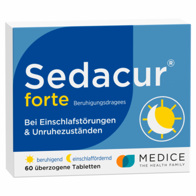 MEDICE Arzneimittel Pütter GmbH&Co.KG SEDACUR forte Beruhigungsdragees 60 St 02647390