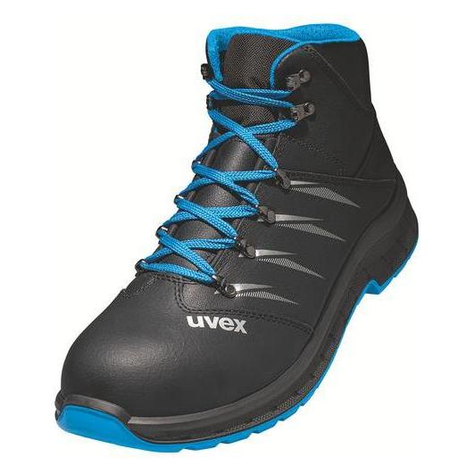 Uvex 2 trend Stiefel S2 69359 blau, schwarz Weite 12 Größe 42 (S2, 42) (6935942)