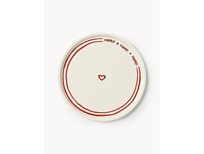 Assiette de présentation en porcelaine avec motif décoratif Tutti