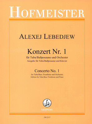 Friedrich Hofmeister Verlag Lebedjew Konzert Nr. 1 Tuba