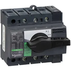 Schneider Electric 28904 Lasttrennsch. INS80,3P, 80A/690V AC/250V DC,Drehantrieb schwarz