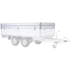 Bordwandaufsatz STEMA "SH-25-13 ZT00562", grau (grau, silber), H:33cm, Stahlblech, Bordwandaufsätze
