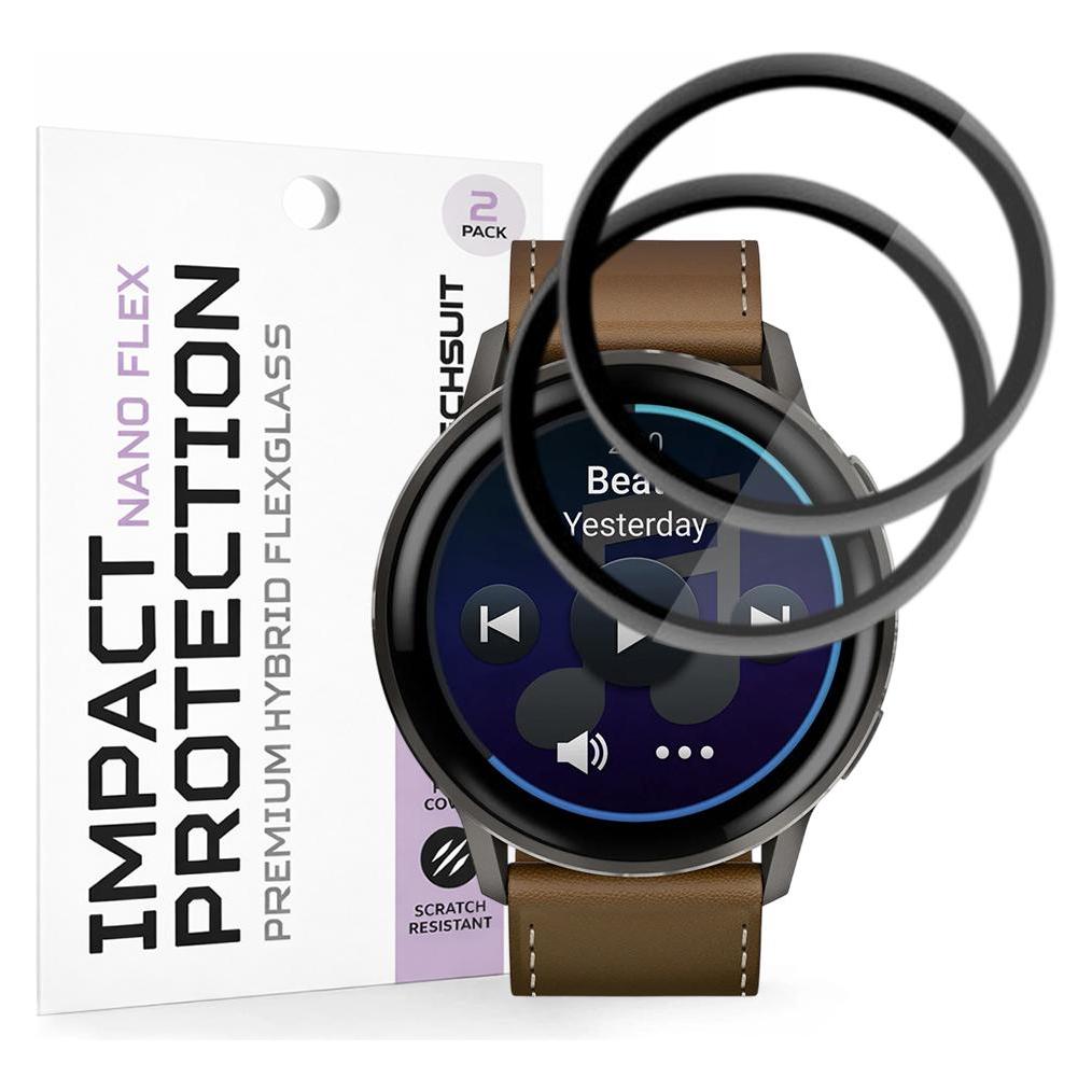 Techsuit - Nano Flex (2 pack) - Garmin Venu 4 45mm - Black (66919991)