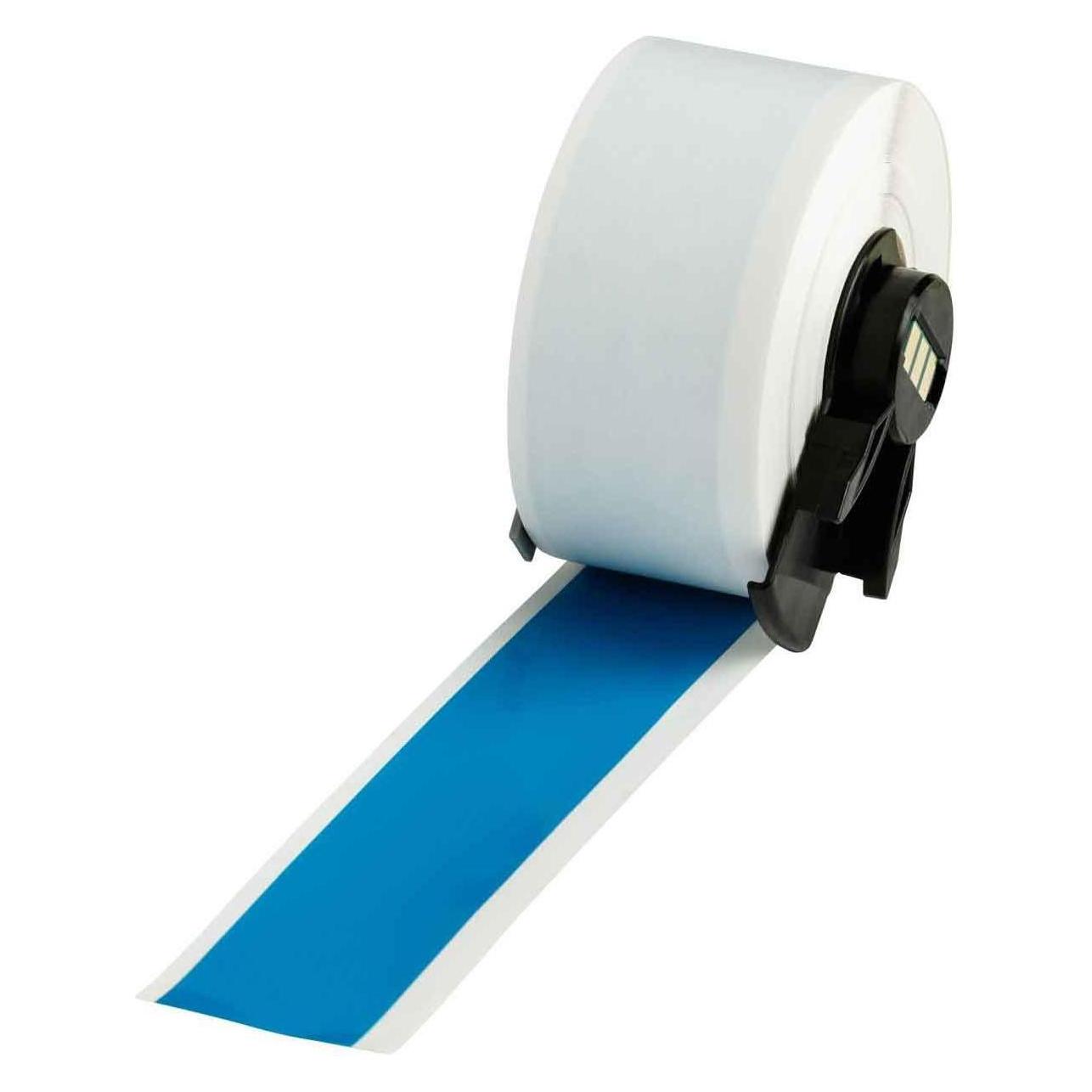 Brady M6C-1000-439-BL, Vinyl, Blau, glänzend, 25.40 mm x 15.24 m, permanent, Endlos (25.40 mm) (M6C-1000-439-BL)