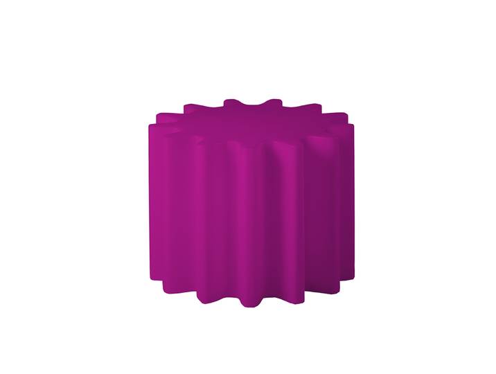 SLIDE table basse / tabouret GEAR (Fuchsia - Polyéthylène)