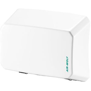 Air-Wolf Händetrockner Serie B, 10-030, Warmluft, weiß, Infrarotsensor, vollautomatisch, 1000 Watt, aus Edelstahl