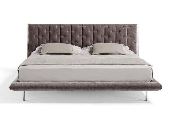 JVmoebel Polsterbett Braunes Schlafbett von JVMoebel mit modernem Design und Stabilität, Made in Europa