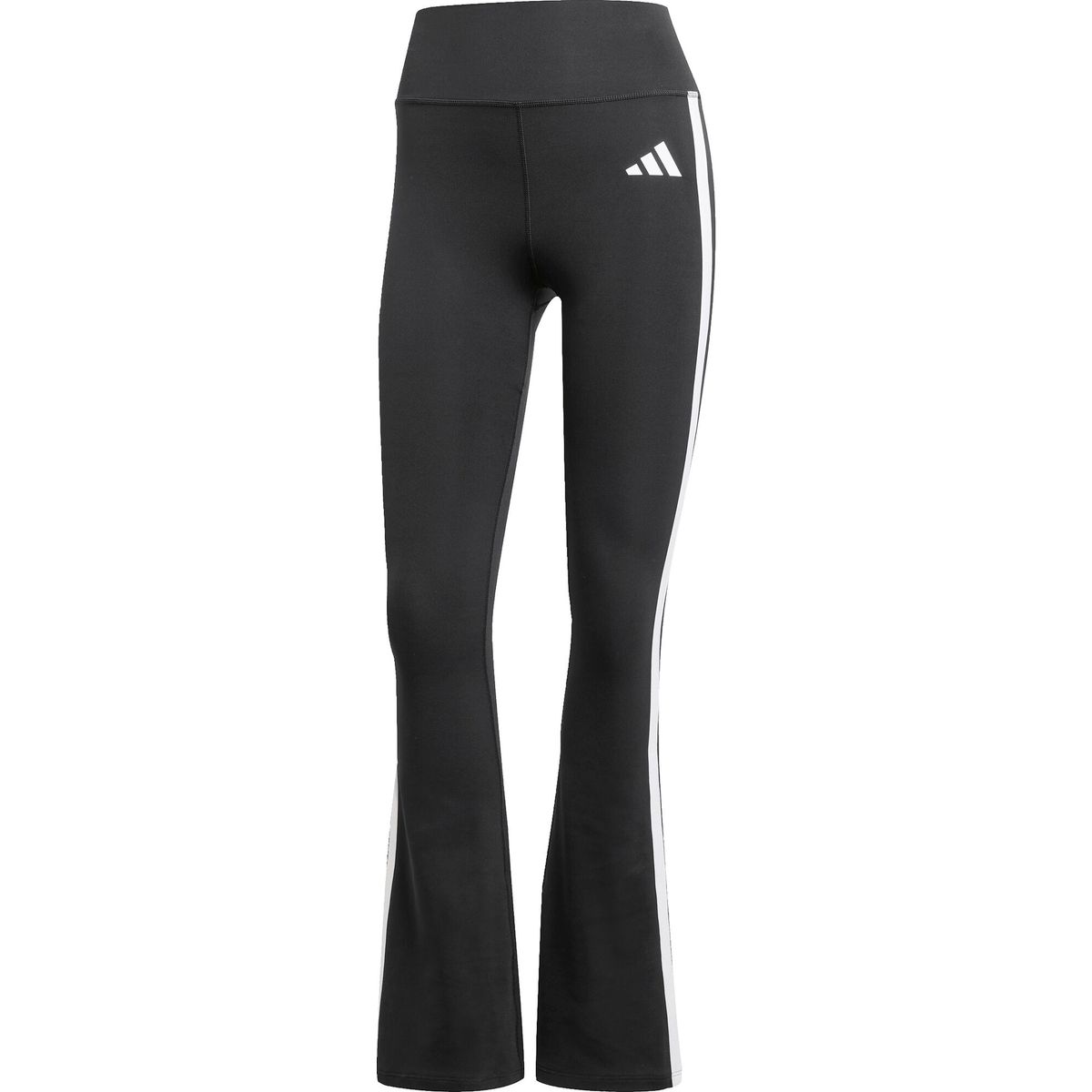 adidas Optime Essentials Workout 3-Stripes Flared Leggings black-white (095A) 2XL JD6544-095A-290