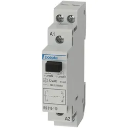 DOEPKE Stromstoßschalter 12VAC 1TE 16A RS 012-110 12V Reiheneinbaugerät mech Schalt