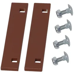 Ersatz-Verbindungsset für Dachleitern, 2er-Set, rotbraun