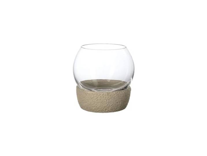 like. by Villeroy & Boch – Perlemor Teelichthalter Beige, Kerzenhalter, Deko, Windlichter, Wohnaccessoires, Kristallglas, Beton