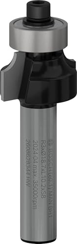 Bosch Afrondfrees 8 mm met hardmetalen snede en startkogellager, R1 3 mm, L 10,2 mm, G 53 mm