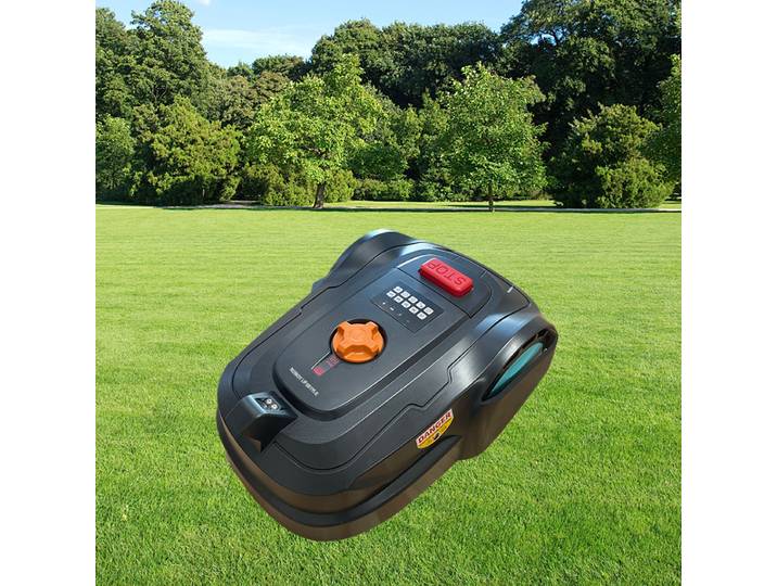 Robot tondeuse coupe gazon sans câble périmètre, contrôle par application, capteur visuel, tondeuse à gazon robot intelligente, Charge automatique de 1000 m2