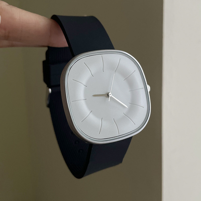 Cozy Casa Charm Dopamine Square Face Waterproof Quartz Watch For Women white