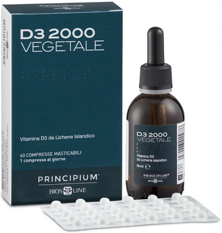 Bios Line Principium D3 2000 Vegetale 60 Compresse