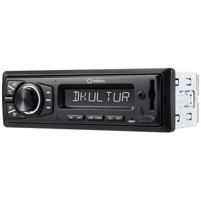 Renkforce RF-ARAR-400 Autoradio inkl. DAB-Antenne, DAB+ Tuner, Bluetooth®-Freisprecheinrichtung