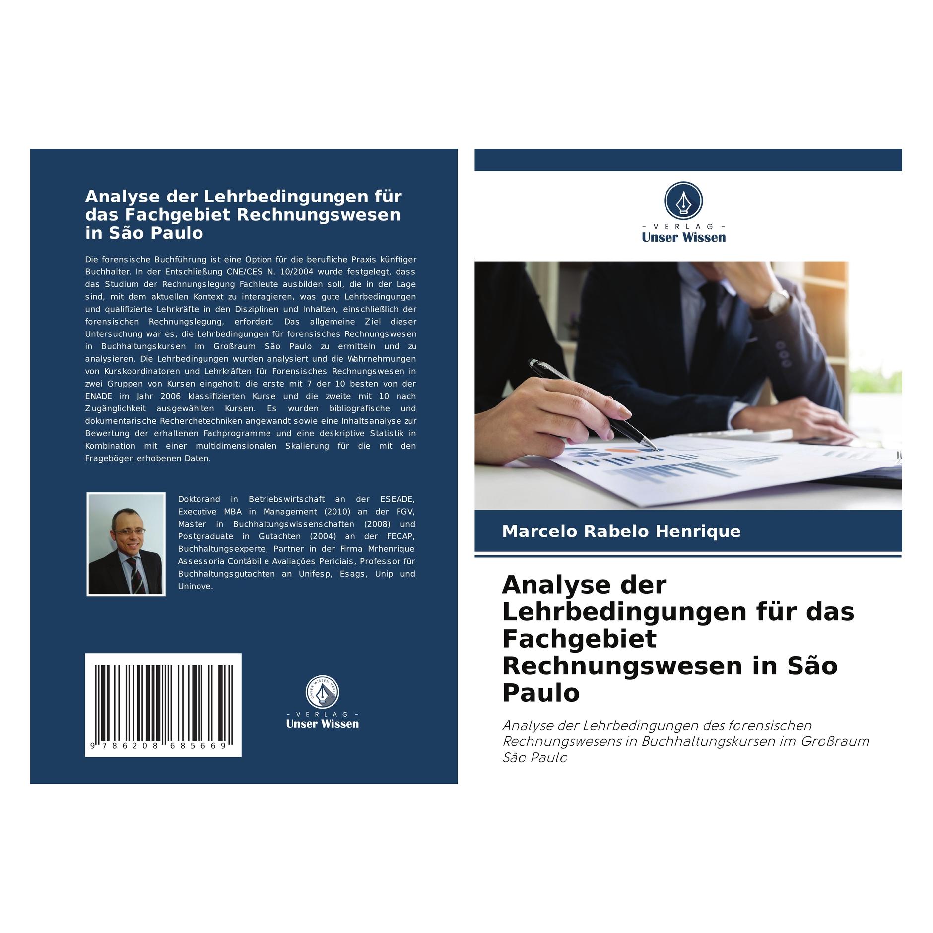 Bod Analyse der Lehrbedingungen für das Fachgebiet Rechnungswesen in So Paulo (Deutsch, Softcover, Marcelo Rabelo Henrique) (57212855)