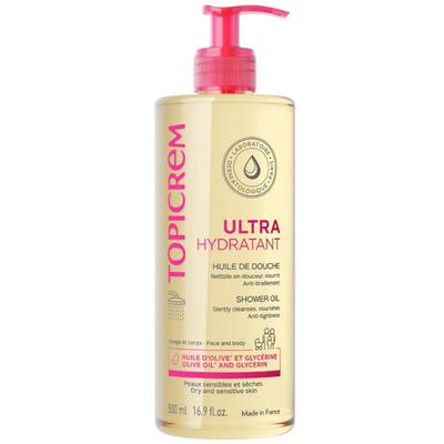 Topicrem Ultra Hydraterende Douche Olie 1L 1000 ml Öl