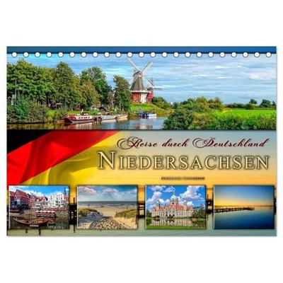 Reise durch Deutschland - Niedersachsen (Tischkalender 2026 DIN A5 quer), CALVENDO Monatskalender