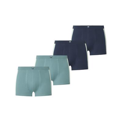 Retro Pants JAN VANDERSTORM "4er Pack Retropants FAROLD", Herren, Gr. L, blau (dunkelblau grün), Unterhosen