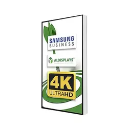 Digitales Poster 43" weiss TrendLine (Wandmontage) - mit SAMSUNG 24/7 Digital Signage Display inklusive Mediaplayer