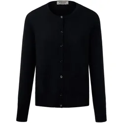 Strickjacke aus 100% Premium-Kaschmir Peter Hahn schwarz, 40