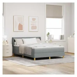 vidaXL, Boxspringbett, Mavonas (Linien-Design) (140 x 200 cm)