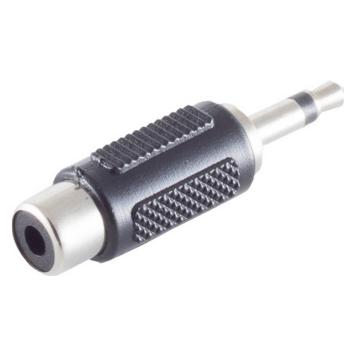 Shiverpeaks -BASIC-S--Adapter, Klinkenstecker Mono 3,5mm auf Cinchkupplung (Klinkenadapter) (BS57030)