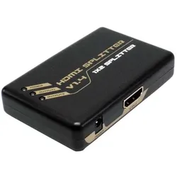 DCU Tecnologic HDMI Mini Splitter 1x2, Video Adapter