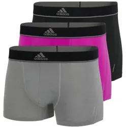 adidas 3P Sport Trunk Grau/Rosa Polyester Small Herren