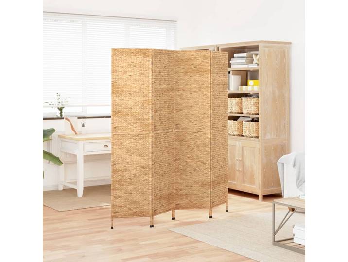 vidaXL Paravent 4-tlg. 163x180 cm Wasserhyazinthe
