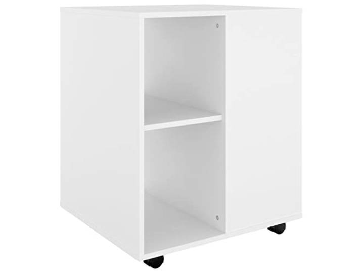 vidaXL Rollschrank Weiß 60x53x72 cm Holzwerkstoff