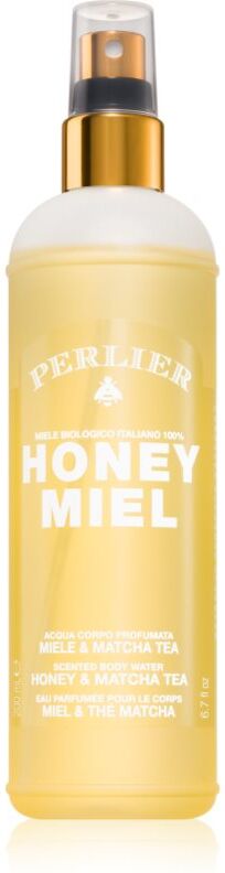 Perlier Honey Miel Honey & Matcha Tea spray corporel parfumé pour femme 200 ml
