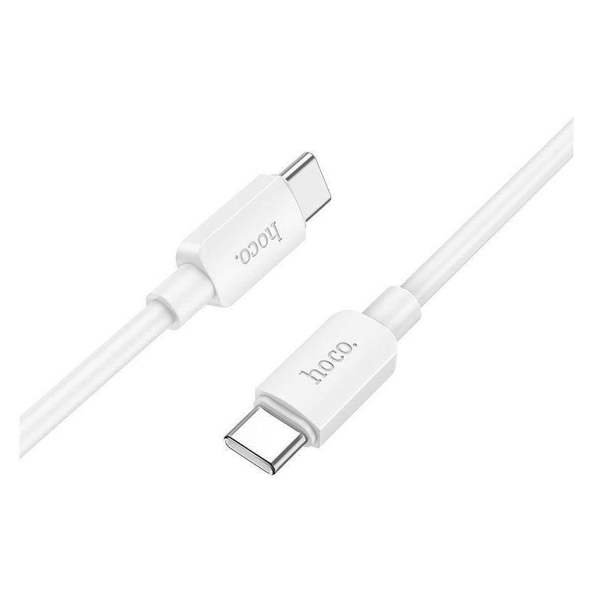 Hoco USB-C to USB-C X96, 60W, 3A, 1m, weiss (1 m, USB 3.2 Gen 1, 60 W) (43905641)