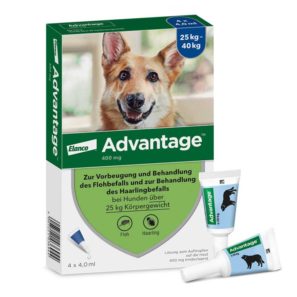 Elanco Deutschland GmbH Advantage Spot-On für Hunde von 25 bis 40 kg Körpergewicht 00334178