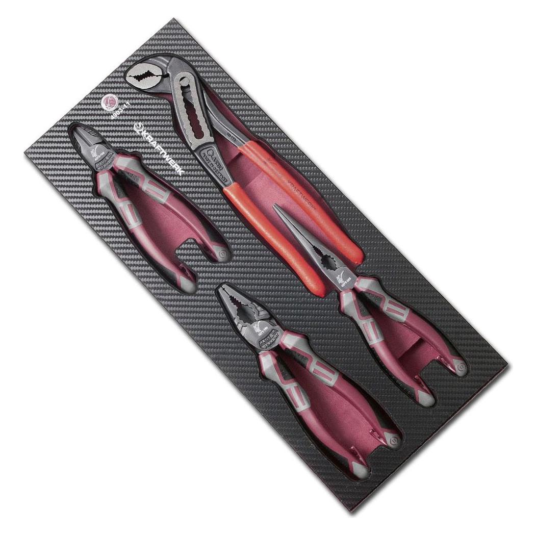 Kraftwerk 4-t. Eva3 hightech-Zangen-Satz (160 mm) (4903-15)