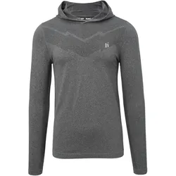 Huari, Herren, Sportshirt, Men's HAZH SENIOR Long Sleeve T-Shirt (L), Grau