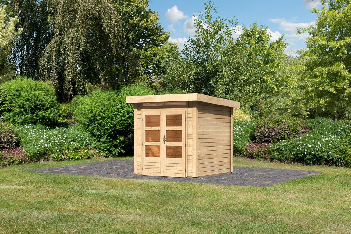 KARIBUHOLZT SH Kandern 1 natur 204x204x230 cm 08441805