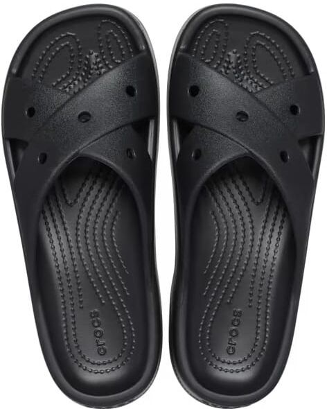 Crocs Classic Cross Strap sandaalit (naiset) - Chalk, 36-37
