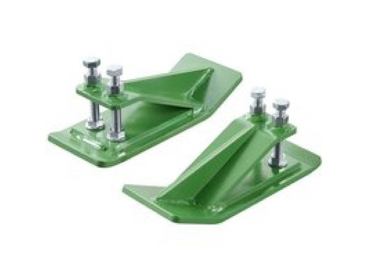 VEVOR Traktor Eimerschutz, 2 Stk. Schaufelkantenschutz, Anti-Rutsch-Vorrichtung mit doppelten Sechskant-Kontermuttern & -schrauben, zum Schneeräumen, Laubräumen & Verteilen von Kies (grün)