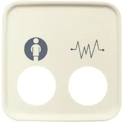Busch-Jaeger Zentralscheibe weiß Diagnostik-/Steckkon 2548-020 E-212